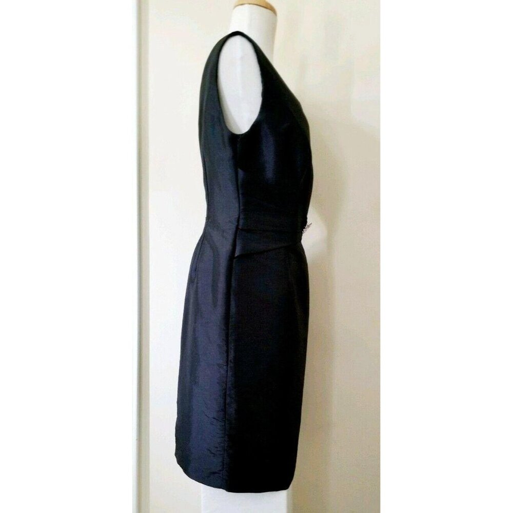Jade By Jasmine Women’s Stunning Taffeta Bateau Neckline Sheath Dress Size 8 - Picture 7 of 15